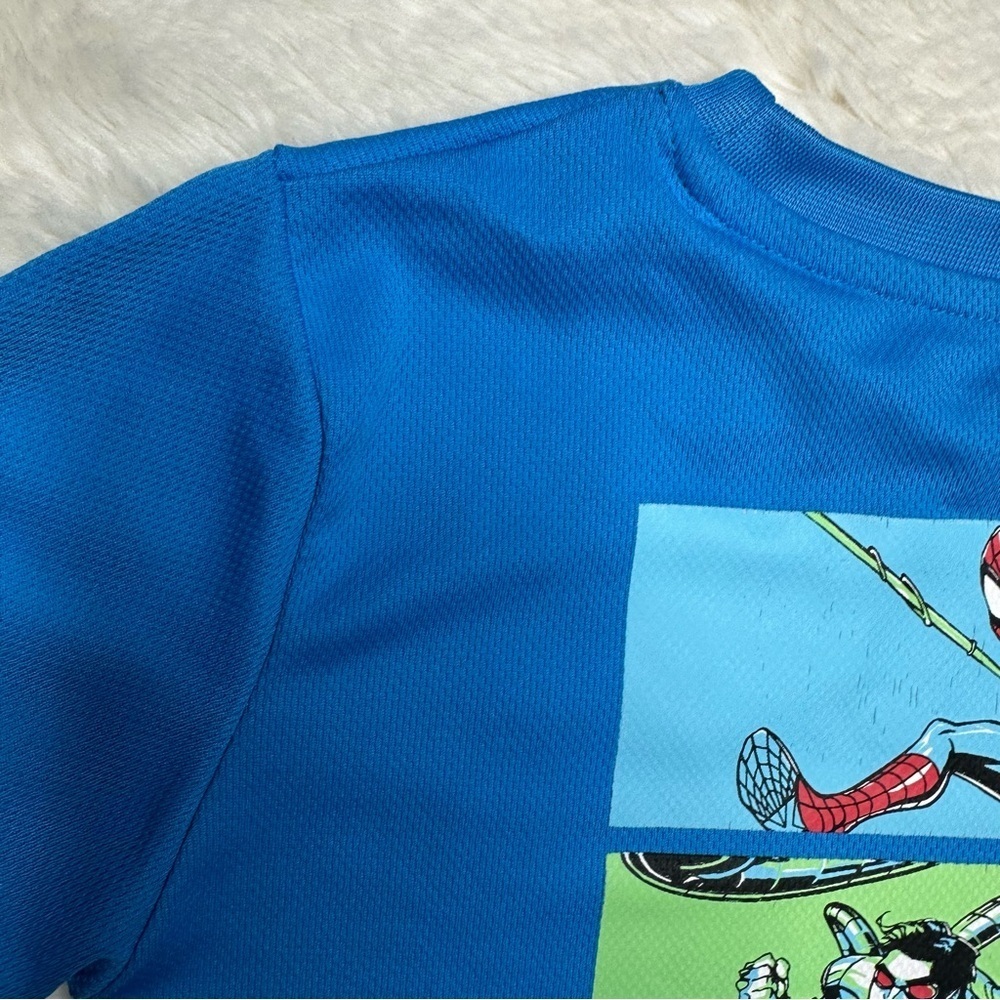 Marvel Spider-Man T-Shirt Blue Size 7 - Picture 14 of 16